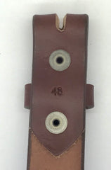 1.25" wide - all leather snap belt
