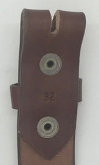1.25" wide - all leather snap belt