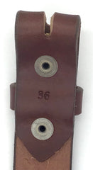 1.25" wide - all leather snap belt