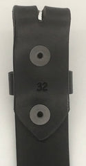 1.25" wide - all leather snap belt