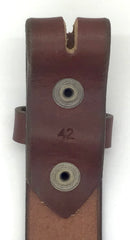 1.25" wide - all leather snap belt