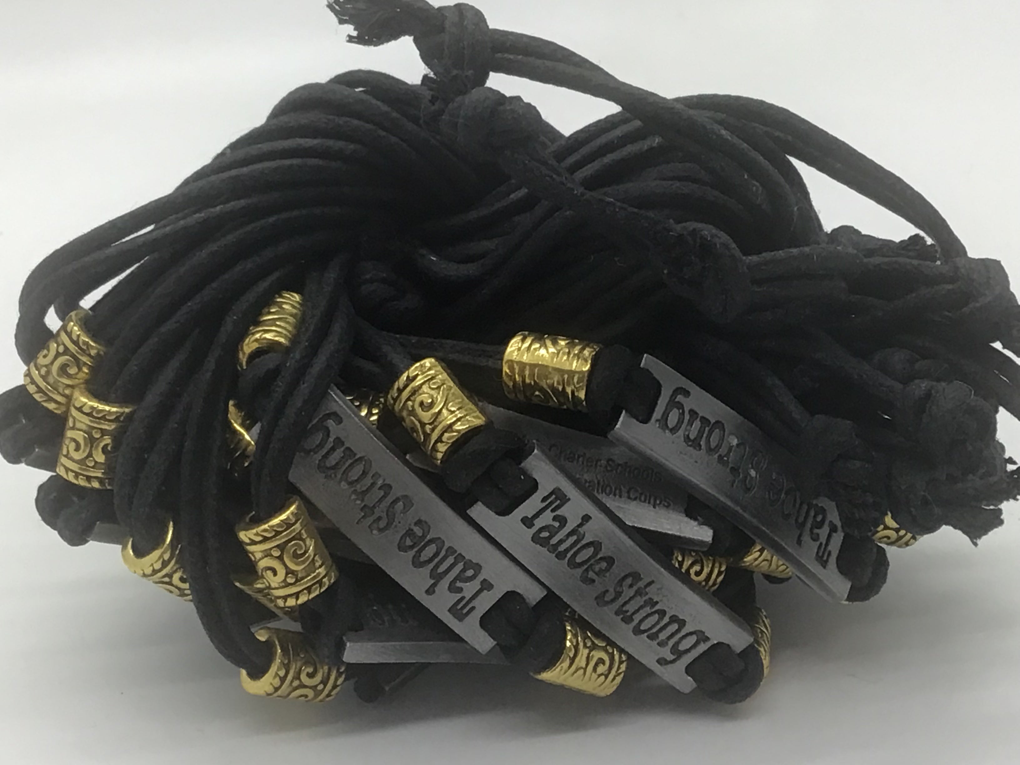 "Tahoe Strong"  - custom made bracelets