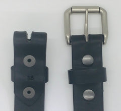 1.25" wide - all leather snap belt