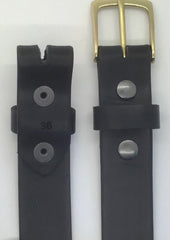 1.25" wide - all leather snap belt