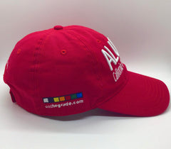 CCC Red Alumni “Dad” Hat - Free Everyday CCC Pin