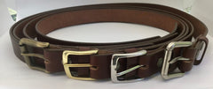 1.25" wide - all leather snap belt