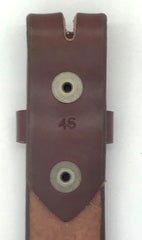 1.25" wide - all leather snap belt