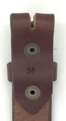 1.25" wide - all leather snap belt