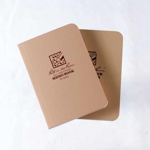 rite-in-the-rain,  Brown all-weather memo book