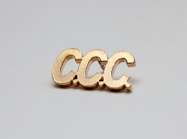 C.C.C. everyday lapel pin – onthegrade
