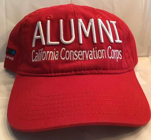 CCC Red Alumni “Dad” Hat - Free Everyday CCC Pin
