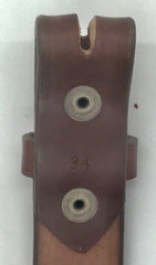 1.25" wide - all leather snap belt