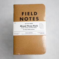 field notes: mixed three-pack